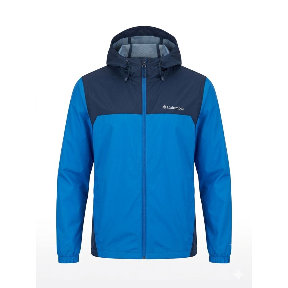 COLUMBIA MEN'S RAIN JACKET SZ. MEDIUM